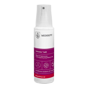 Velodes Soft 250ml - płyn do dezynfekcji rąk
