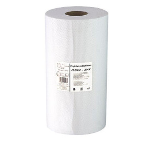 Czyściwo włókninowe w roli CLEAN-MAX białe - 44mb