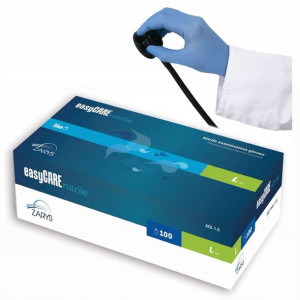 Rękawiczki ZARYS easyCARE nitrile r. L niebieskie
