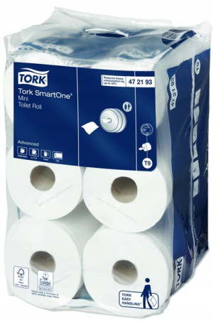 Papier toaletowy Tork Advanced Mini biały a'12