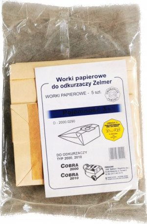Worek do odkurzacza ZELMER TYP D.2000.0290 A'5