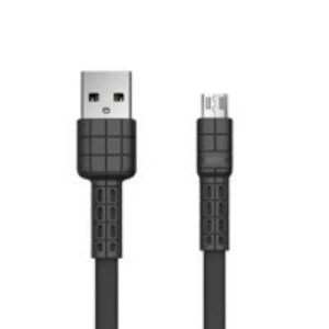 Remax Armor Series płaski kabel przewód USB / micro USB 5V 2.4A czarny