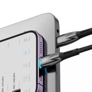 Baseus Glimmer Series kabel do szybkiego ładowania USB-C Lightning 480Mb/s