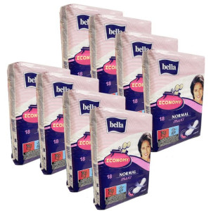 Podpaski Bella Normal Maxi Grube 144szt Zapas