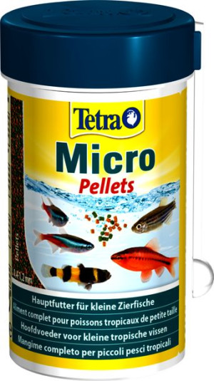 Tetra Micro Pellets 100ml - pokarm drobny wybarwiający