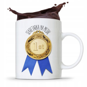 Kubek Prezent Dla Sekretarki Sekretarka Na Medal