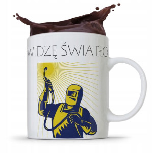 Kubek Prezent Dla Spawacza Widzę Światło