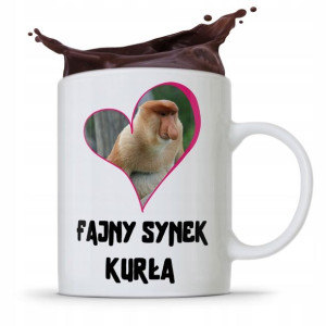 Kubek Prezent Dla Syna Dziecka Fajny Synek Kurła