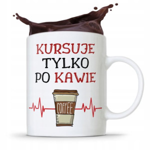 Kubek Prezent Dla Taksówkarza Kursuje Po Kawie