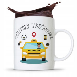 Kubek Prezent Dla Taksówkarza Najlepszy Taksówkarz