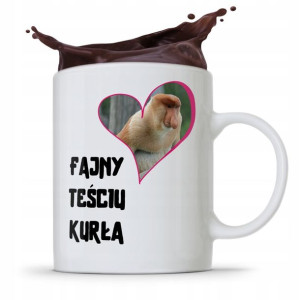 Kubek Prezent Dla Teścia Fajny Teściu Kurła