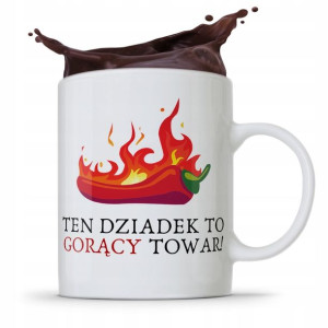 Kubek Prezent Dzień Dziadka Dziadek Gorący Towar