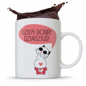 Kubek Prezent Dzień Dziadka Dzień Dobry Dziadziuś!