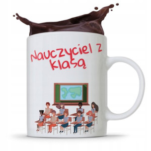 Kubek Prezent Dzień Nauczyciela Nauczyciel Z Klasą