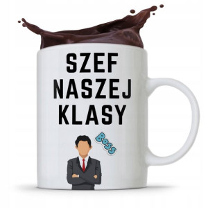 Kubek Prezent Dzień Nauczyciela Szef Naszej Klasy