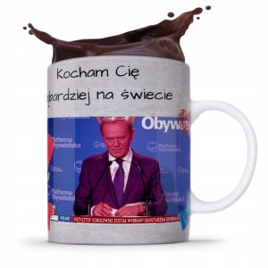Kubek Prezent Fullprint Donald Tusk Po Platforma