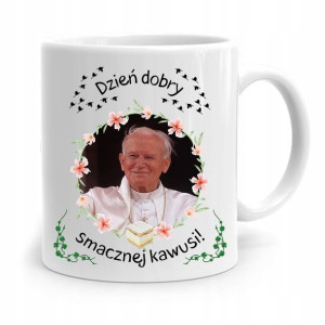 Kubek Prezent Jan Paweł Ii Papież Smacznej Kawusi