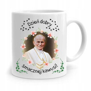 Kubek Prezent Jan Paweł Ii Papież Smacznej Kawusi