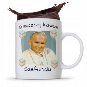 Kubek Prezent Jan Paweł Ii Papież Smacznej Kawusi