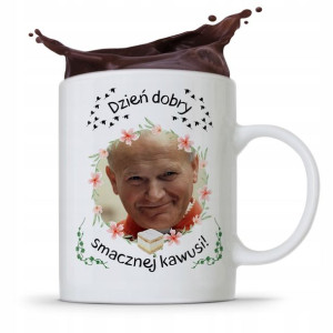 Kubek Prezent Jan Paweł Ii Papież Smacznej Kawusi