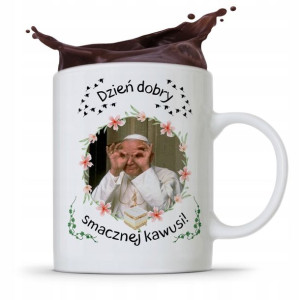Kubek Prezent Jan Paweł Ii Papież Smacznej Kawusi