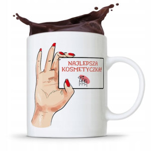 Kubek Prezent Kosmetyczki Najlepsza Kosmetyczka