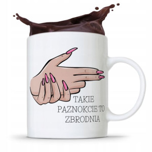 Kubek Prezent Kosmetyczki Takie Paznokcie