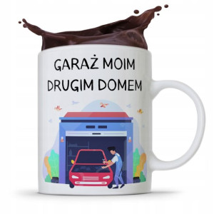 Kubek Prezent Mechanika Garaż Moim Drugim Domem