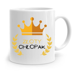 Kubek Prezent Na Dzień Chłopaka Złoty Chłopak