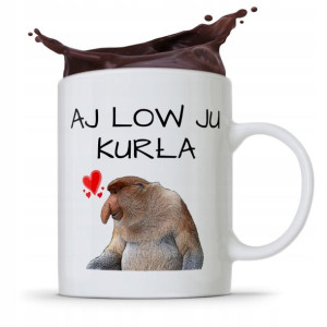 Kubek Prezent Na Walentynki Aj Low Ju Kurła