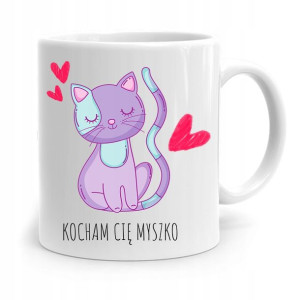 Kubek Prezent Na Walentynki Kocham Cię Myszko