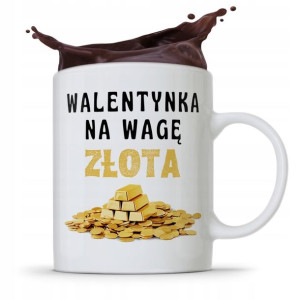 Kubek Prezent Na Walentynki Na Wagę Złota