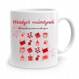 Kubek Prezent Na Walentynki Wesołych Walentynek