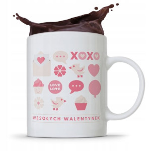 Kubek Prezent Na Walentynki Wesołych Walentynek