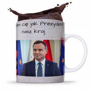Kubek Prezent Politycy Andrzej Duda Prezydent Pis