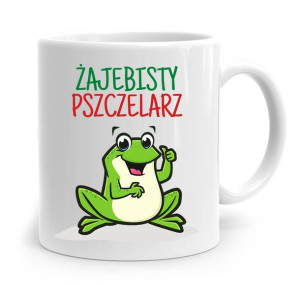 Kubek Prezent Pszczelarza Żajebisty Ppszczelarz