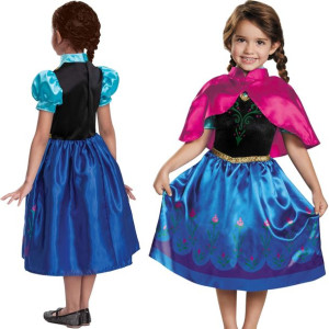 Disney Kostium Kraina Lodu Strój karnawałowy Anna 124-135 cm