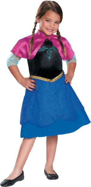 Disney Kostium Kraina Lodu Strój karnawałowy Anna 124-135 cm
