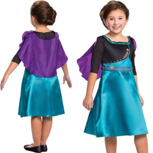 Disney Kostium Kraina Lodu Strój karnawałowy Anna 124-135 cm
