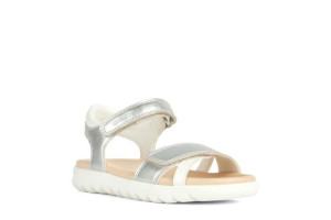 Geox Sandały C0434 Silver/white R.29