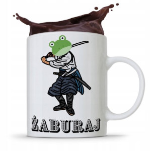 Kubek Prezent Śmieszny Zabawny Żaburaj Samuraj