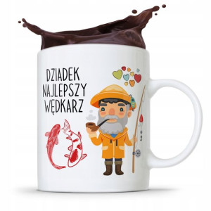 Kubek Prezent Wędkarza Dziadek Najlepszy Wędkarz