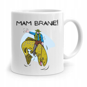 Kubek Prezent Wędkarza Rybaka Mam Branie