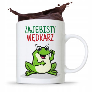 Kubek Prezent Wędkarza Rybaka Żajebisty Wędkarz