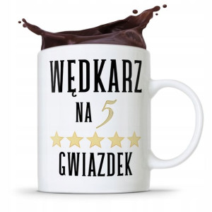 Kubek Prezent Wędkarza Wędkarz Na 5 Gwiazdek