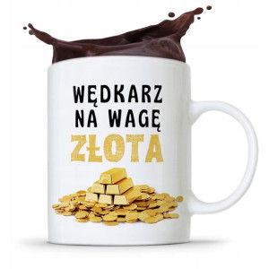 Kubek Prezent Wędkarza Wędkarz Na Wagę Złota