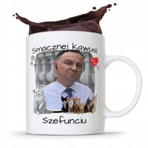 Kubek Prezydenta Andrzej Duda Pis Smacznej Kawusi