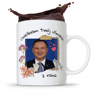 Kubek Prezydenta Andrzej Duda Pis Uśmiech Z Rana