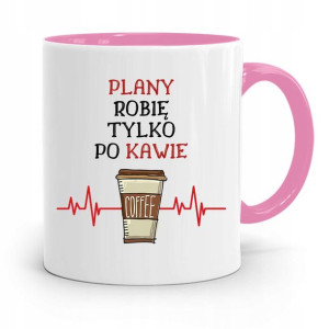 Kubek Różowy Architekta Robię Tylko Po Kawie