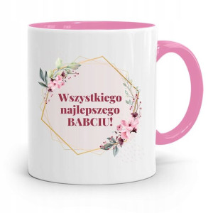 Kubek Różowy Dla Babci Wszystkiego Najlepszego